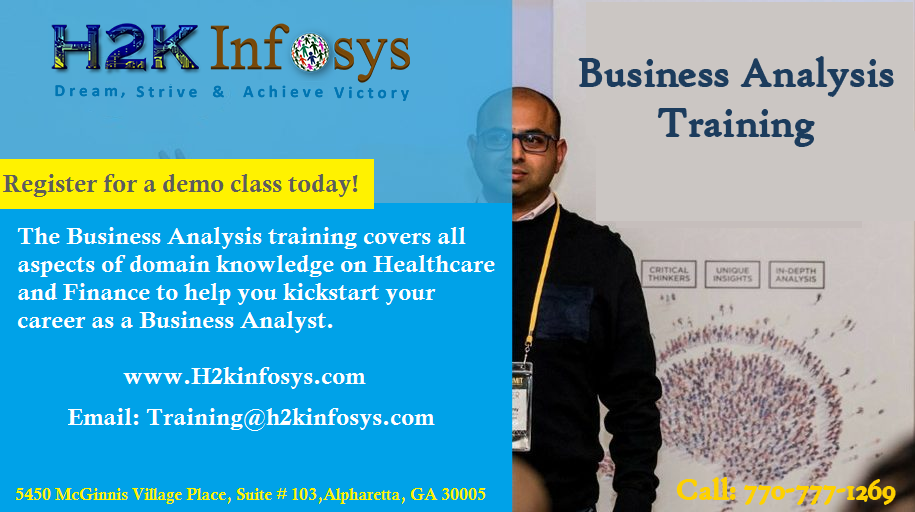 Business Analyst Online Training 