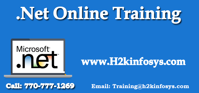 DotNet Online Training Course in USA DotNet Online Training Course in USA