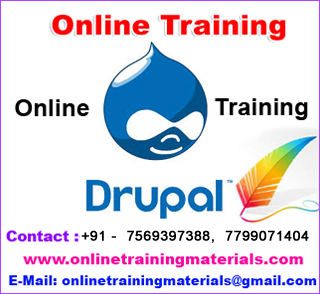 Drupal  Online Training in india