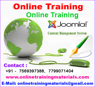 Joomla Online Training in india