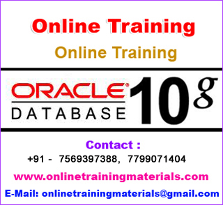 Oracle 10g D2K Online Training in india