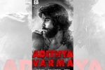 vikram son in arjun reddy remake, arjun reddy, arjun reddy s tamil remake retitled adithya varma new poster out, Priya anand