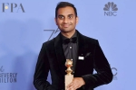 Oscar 2018, Aziz Ansari, aziz ansari the first asian american to win at oscar 2018, Golden globe
