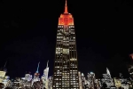 FIA, Empire State Building, empire state building lit up to honour the festival of lights, Esrt