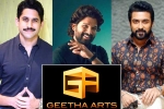 Geetha Arts new films, Geetha Arts new films, geetha arts to announce three pan indian films, Allu aravind