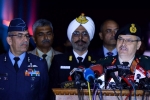 services joint press briefing, Rear Admiral D S Gujral, indian army navy air force joint press briefing, Krishna ghati services joint press briefing, Rear Admiral D S Gujral, indian army navy air force joint press briefing, Krishna ghati