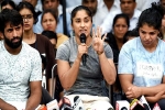 Indian Wrestlers requests, Bajrang Punia and Sakshi Malik, wrestlers posts five demands to sports minister, Protests