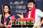 LKG posters, LKG official, lkg tamil movie, Priya anand