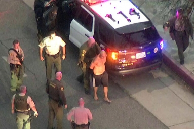 Wild Pursuit through valley for Sherrif’s cruiser, shot fired