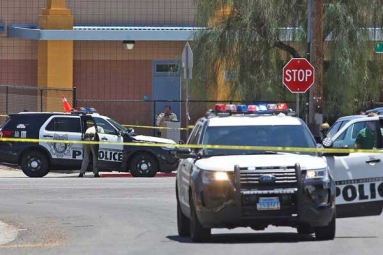 Video Shows Violent Police Pursuit near Downtown Las Vegas