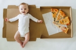 Creative Baby Monthly Milestone Picture ideas, 1 month old baby celebration ideas, mom documents her baby s monthly growth with pizza check out creative baby monthly milestone pictures, Etv
