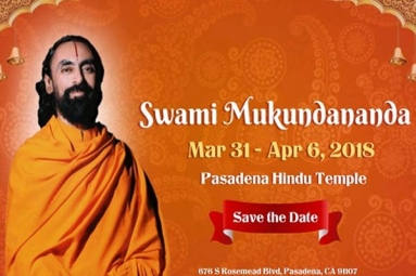 Yoga &amp; Meditation Workshop With Swami Mukundananda