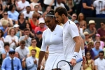 andy murray, serena williams, andy murray and serena williams knocked out of wimbledon mixed doubles race, Andy murray