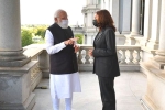 Narendra Modi and Kamala Harris news, Narendra Modi, narendra modi s special gift to kamala harris, Indian americans
