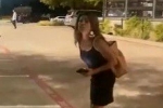 Racist Attack In Texas USA, Racist Attack In Texas, racist attack in texas woman arrested, Parking lot