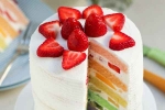 rainbow cake, simple, rainbow cake easy recipe make at home, Rainbow cake