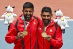 Men's Doubles, Asian Games 2018: Rohan Bopanna, asian games 2018 rohan bopanna divij sharan clinch men s doubles gold in tennis, Bopanna