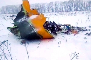 Russian Passenger Plane Crashes, all 71 on board killed Russian Passenger Plane Crashes, all 71 on board killed