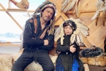 shah rukh khan son, shahrukh khan biography, shah rukh khan and his son abram trolled for sporting native american war bonnets, Trifle shah rukh khan son, shahrukh khan biography, shah rukh khan and his son abram trolled for sporting native american war bonnets, Trifle