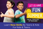 SAKSHI KARRA, GAUTHAM, this summer enroll your kids in the summer fun activities organised by the youth empowerment foundation, Arizona