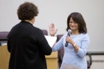 Susheela jayapal, susheela jayapal husband, susheela jayapal sworn in as multnomah county commissioner, Portland Susheela jayapal, susheela jayapal husband, susheela jayapal sworn in as multnomah county commissioner, Portland