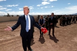 migrant families, United States, u s is full trump announces to migrants at mexico border, Border wall