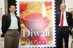 UN Diwali stamp, USPS, 23 countries celebrate release of diwali stamp in us, International gita mahotsav