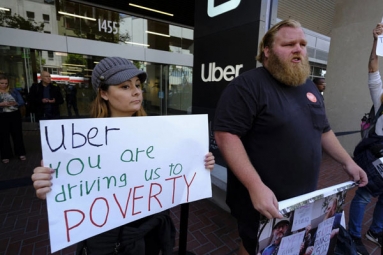 Uber, Lyft Drivers Protest Across the U.S.