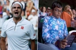 Roger Federer Vs Rafael Nadal Semi-Final, indian boy in Wimbledon 2019 Clash of Tennis, roger federer vs rafael nadal semi final indian origin boy seen engrossed in his book during wimbledon 2019 clash of tennis, Rafael Roger Federer Vs Rafael Nadal Semi-Final, indian boy in Wimbledon 2019 Clash of Tennis, roger federer vs rafael nadal semi final indian origin boy seen engrossed in his book during wimbledon 2019 clash of tennis, Rafael