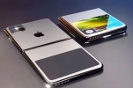 Apple Foldable iPhone leaked videos, Apple Foldable iPhone, apple s foldable iphone to sport 7 74 inch inner screen, Revolution