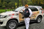 india to england by road map, india to london by road trip cost, meet 60 yr old traveler who completed road trip from delhi to london covering 33 countries in 150 days, Latvia