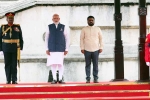 Narendra Modi, Narendra Modi latest, narendra modi receives ceremonial guard of honour in sri lanka, Interest rates
