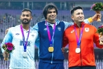 Neeraj Chopra news, Neeraj Chopra updates, neeraj chopra shines the best in asian games 2023, Kuwait