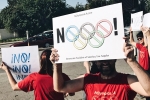 NOlympics Los Angeles, Los Angeles news, local activists protest l a olympics bid, Black lives matter