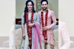 Saina nehwal and Parupalli Kashyap marriage photos, Saina and Kashyap gets married, saina nehwal parupalli kashyap gets married in private ceremony, Parupalli kashyap