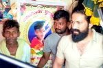 Yash fans, Yash fans tragedy, yash meets the families of his deceased fans, Yash fans